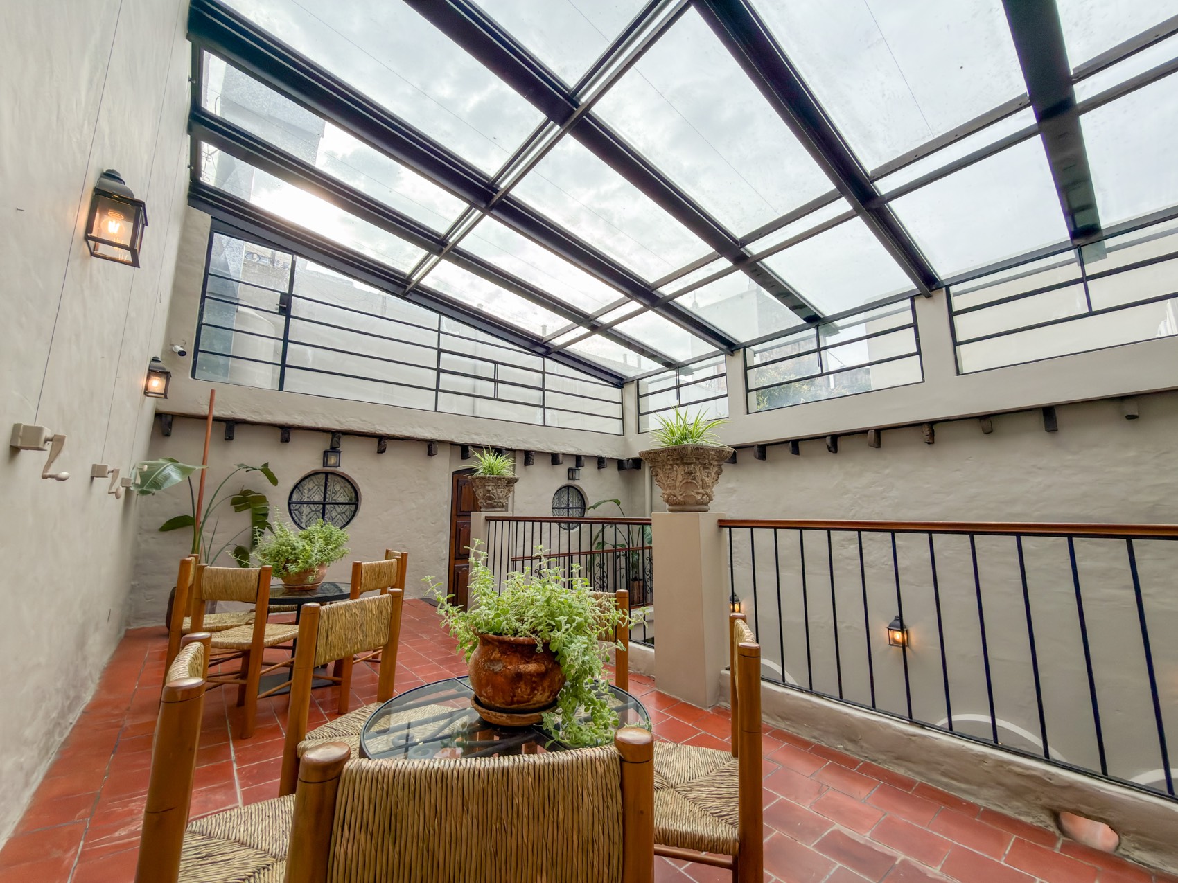 Vista de la terraza de Casa Idilio