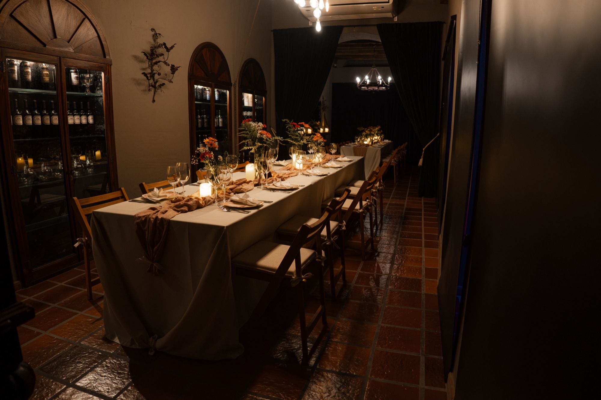 Momento de un evento en Casa Idilio