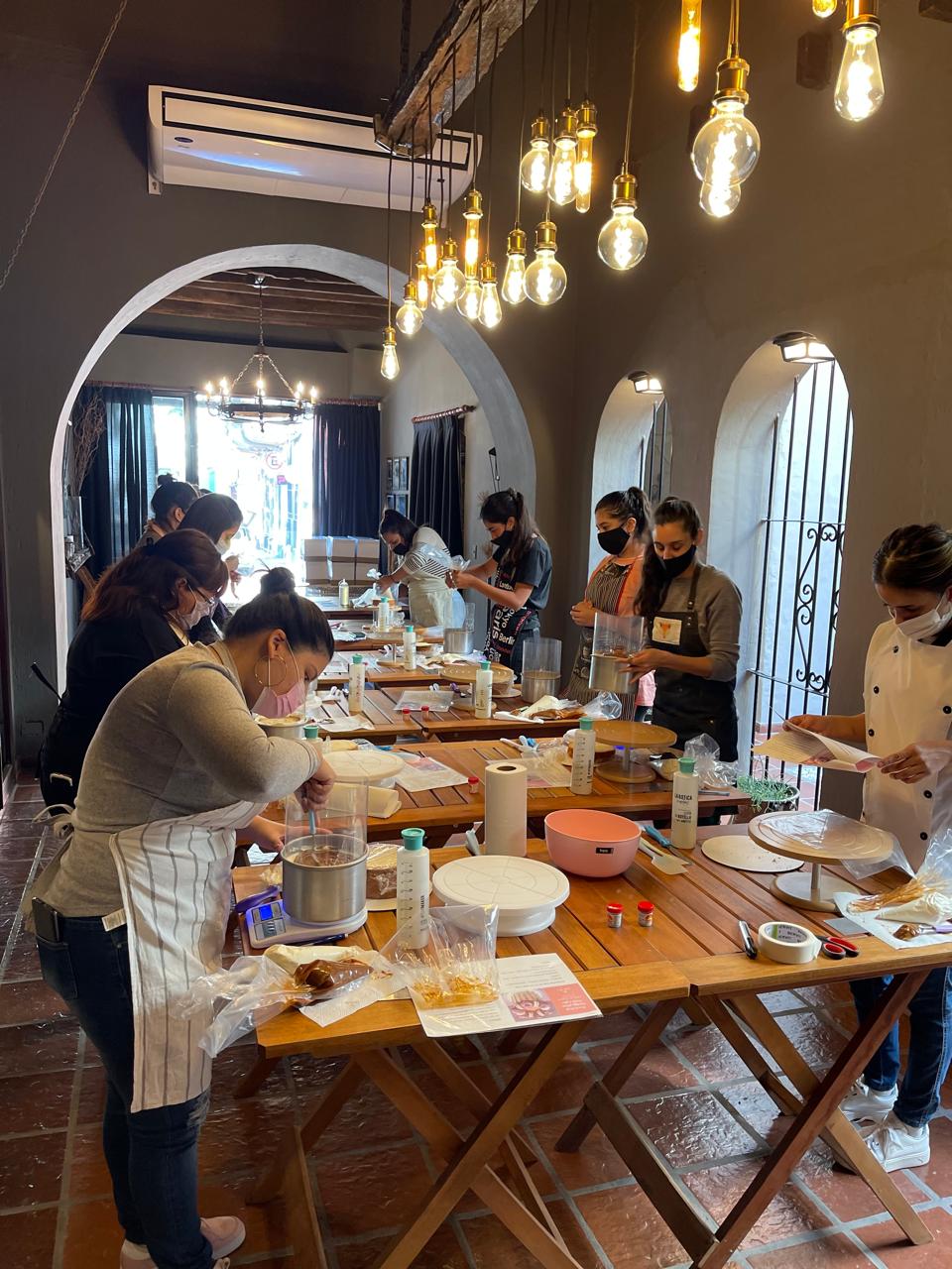 Momento de un evento en Casa Idilio